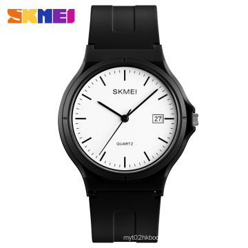 skmei 1449 black analog white dial waterproof custom  mens watches in wristwatches quartz